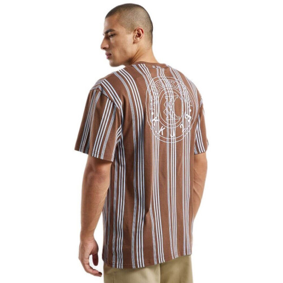 Karl Kani Ανδρική κοντομάνικη μπλούζα Small Signature Striped Tee